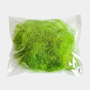 sisal verde deschis pentru aranjamente și coșuri cadou